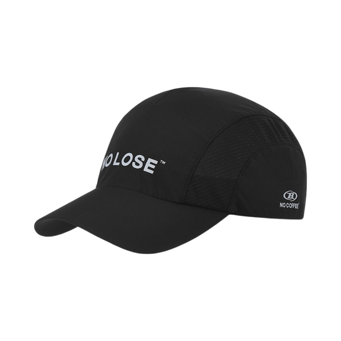 BH2UCA269BK BORN TO WIN x NOCOFFEE Running Camp Cap Black