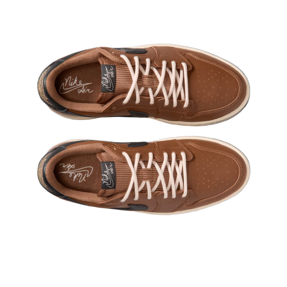 (W) 조던 1 트리플 스택 SE 라이트 브리티시 탄 메탈릭 골드((W) Jordan 1 Triple Stack SE Light British Tan Metallic Gold) - 2