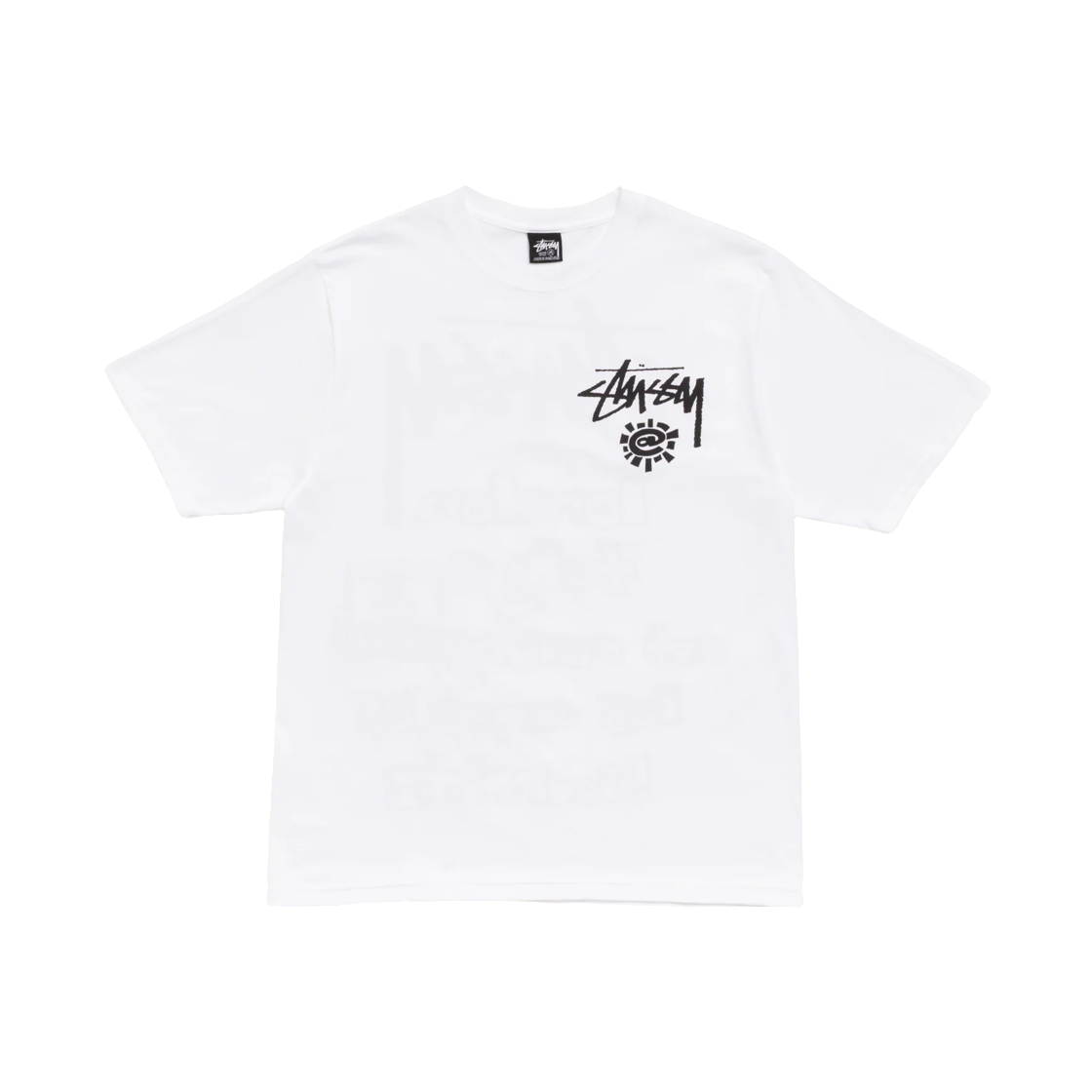 스투시 x 올웨이즈 두 왓 유 슈드 두 월드 투어 티셔츠 화이트(Stussy x Always Do What You Should Do World Tour T-Shirt White) - 2