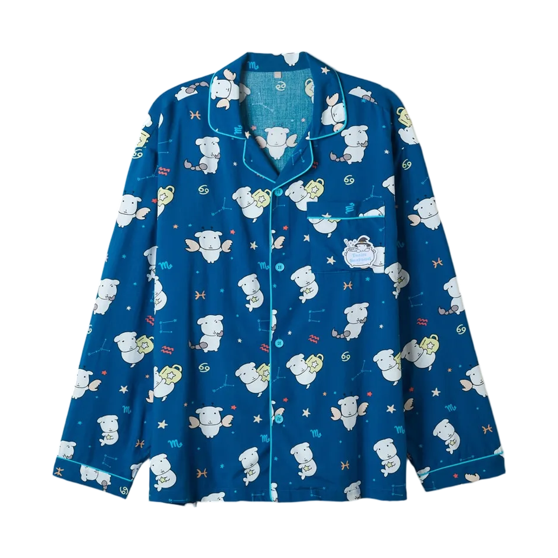 스파오 x 가나디 긴팔 파자마 네이비(Spao x Ganadi Long Sleeve Pajama Navy) - 2