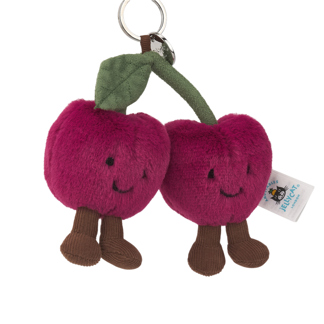 젤리캣 어뮤저블 체리 백 참 레드(Jellycat Amuseables Cherries Bag Charm Red) - 3