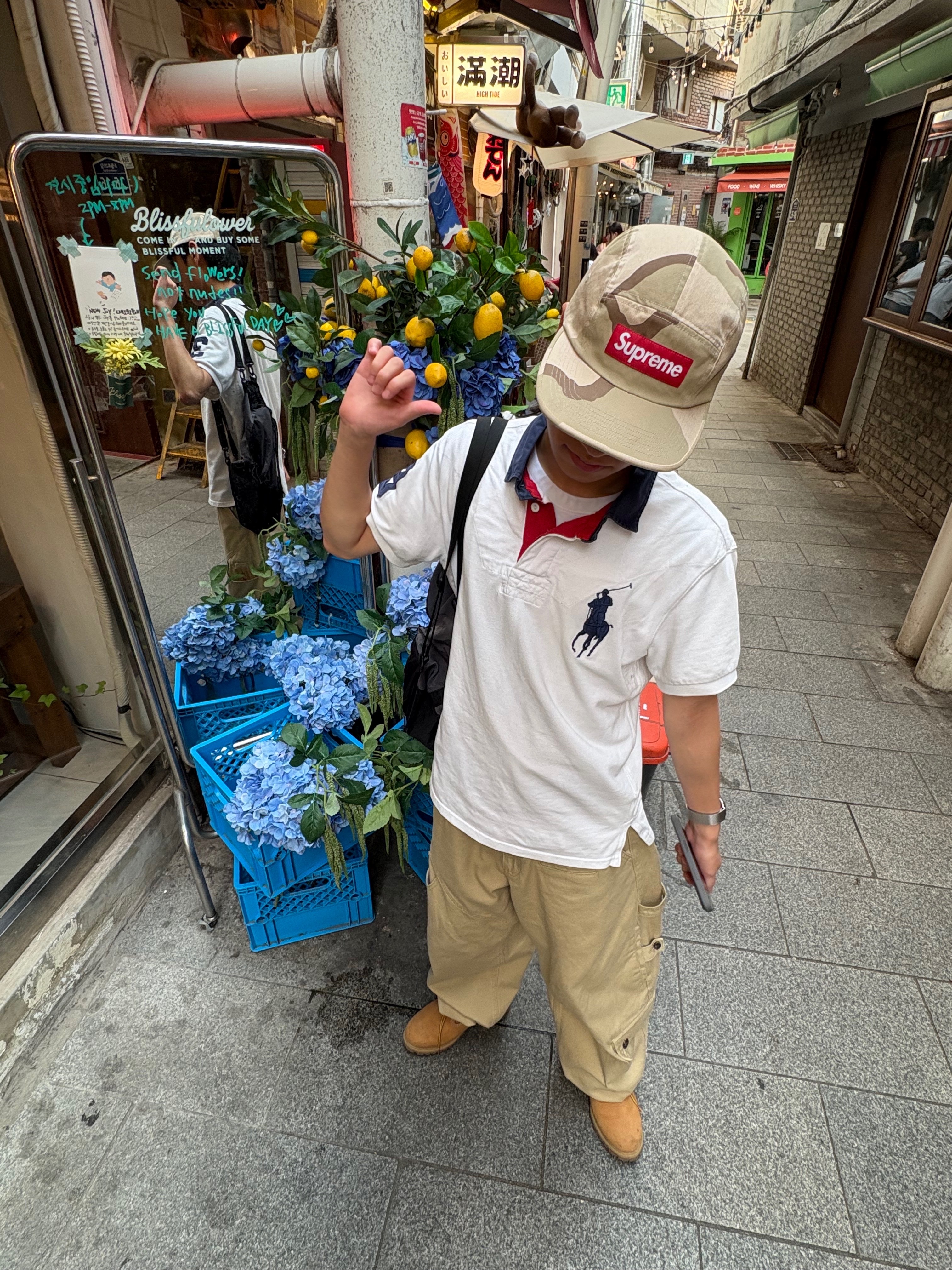 Supreme Washed Chino Twill Camp Cap Desert Camo - 24SS, Timberland Premium 6 inch Waterproof Boot Wheat Nubuck - Wide 착용 스타일 - 3
