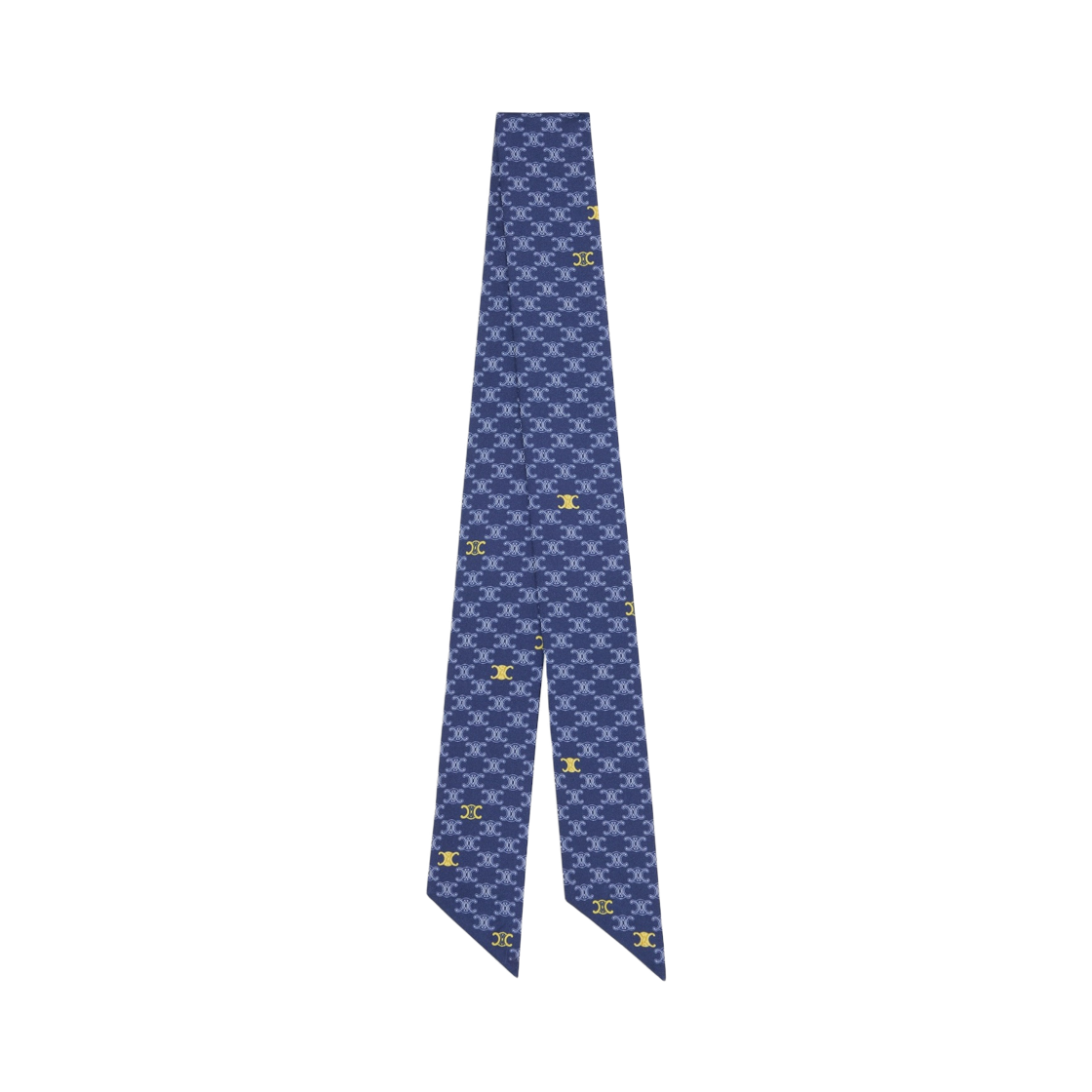 AA0A63L12-GJJ4 (W) Celine Lavalliere in Silk Twill Navy White