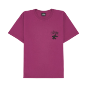 Stussy Long Haul Tee Pigment Dyed Berry