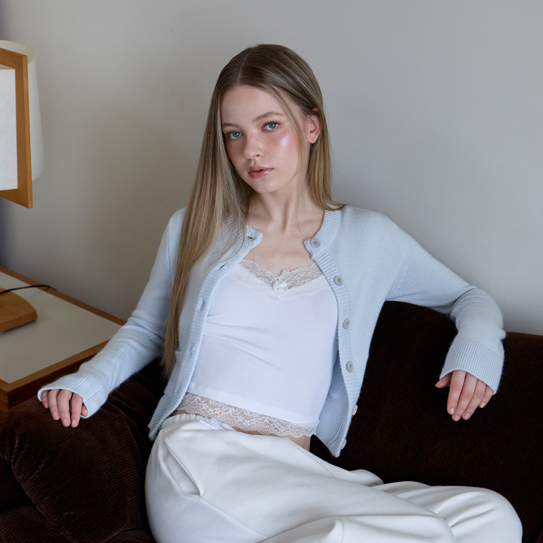 로제프란츠 더블 포켓 가디건 [스카이 블루](Rosefrantz Double Pocket Cardigan [Sky Blue]) - 6