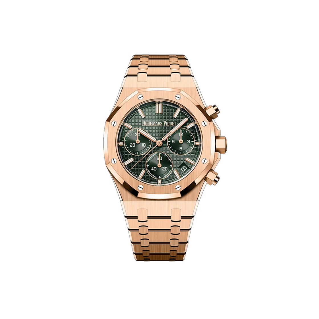오데마피게 로얄오크 50주년 크로노그래프 41-26240OR 그린 바 NO.8214(Audemars Piguet Royal Oak 50th Anniversary Chronograph Green Bar No. 8214)