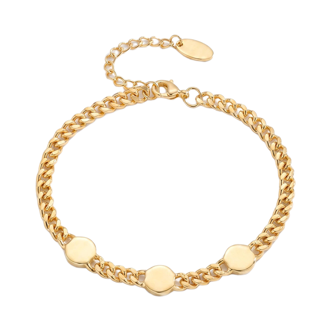 Nonenon Triple Flexible Bracelet Gold - 2