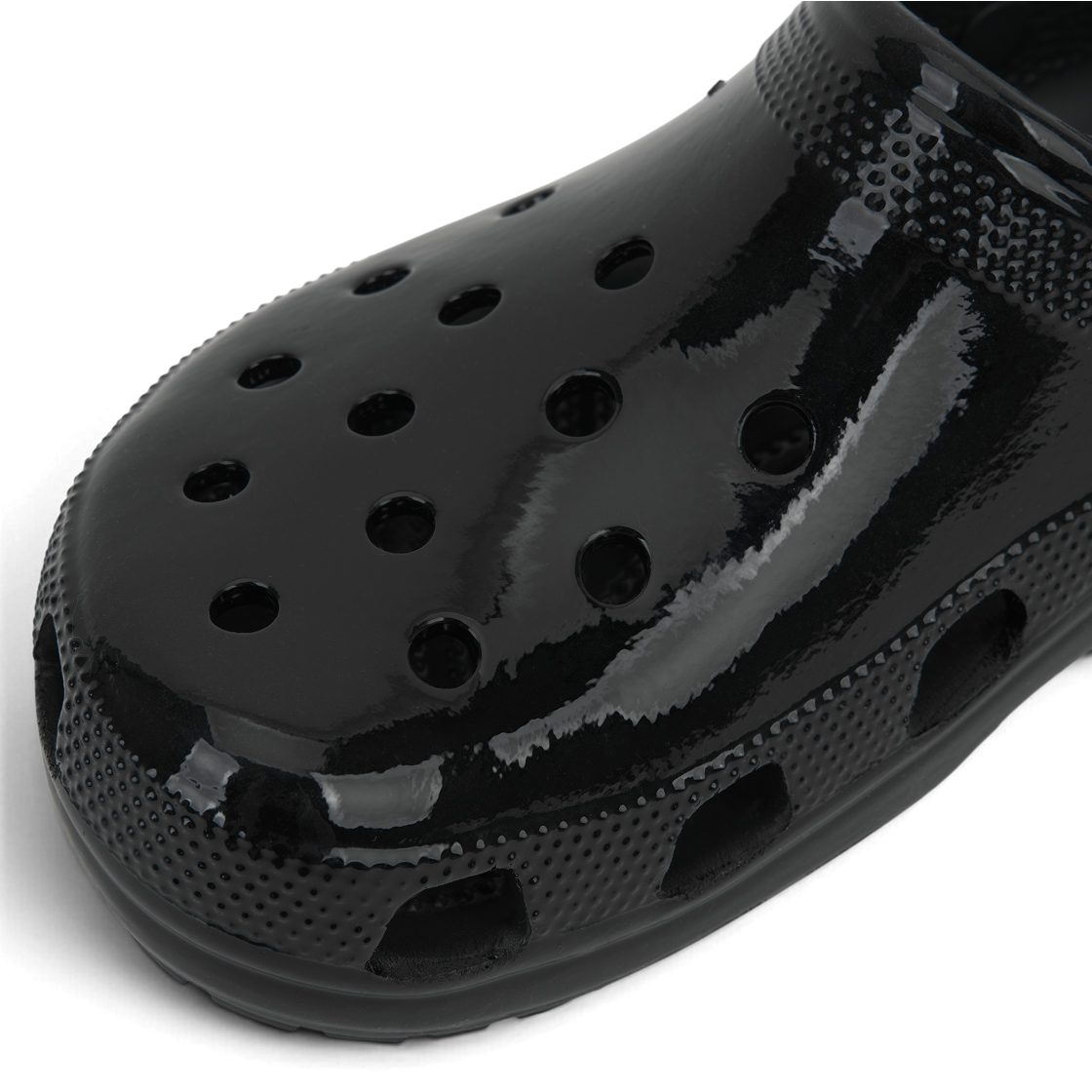 크록스 클래식 하이 샤인 클로그 블랙(Crocs Classic High Shine Clog Black) - 7