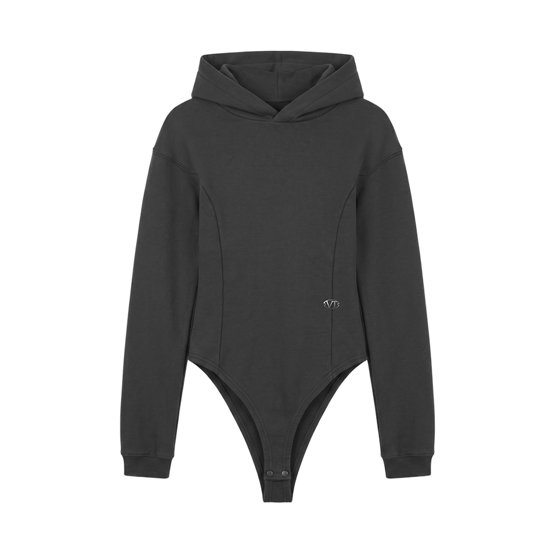 분트 슬림핏 후드 바디수트 차콜(VOONT Slim-Fit Hood Bodysuit (CHARCOAL)) - 1