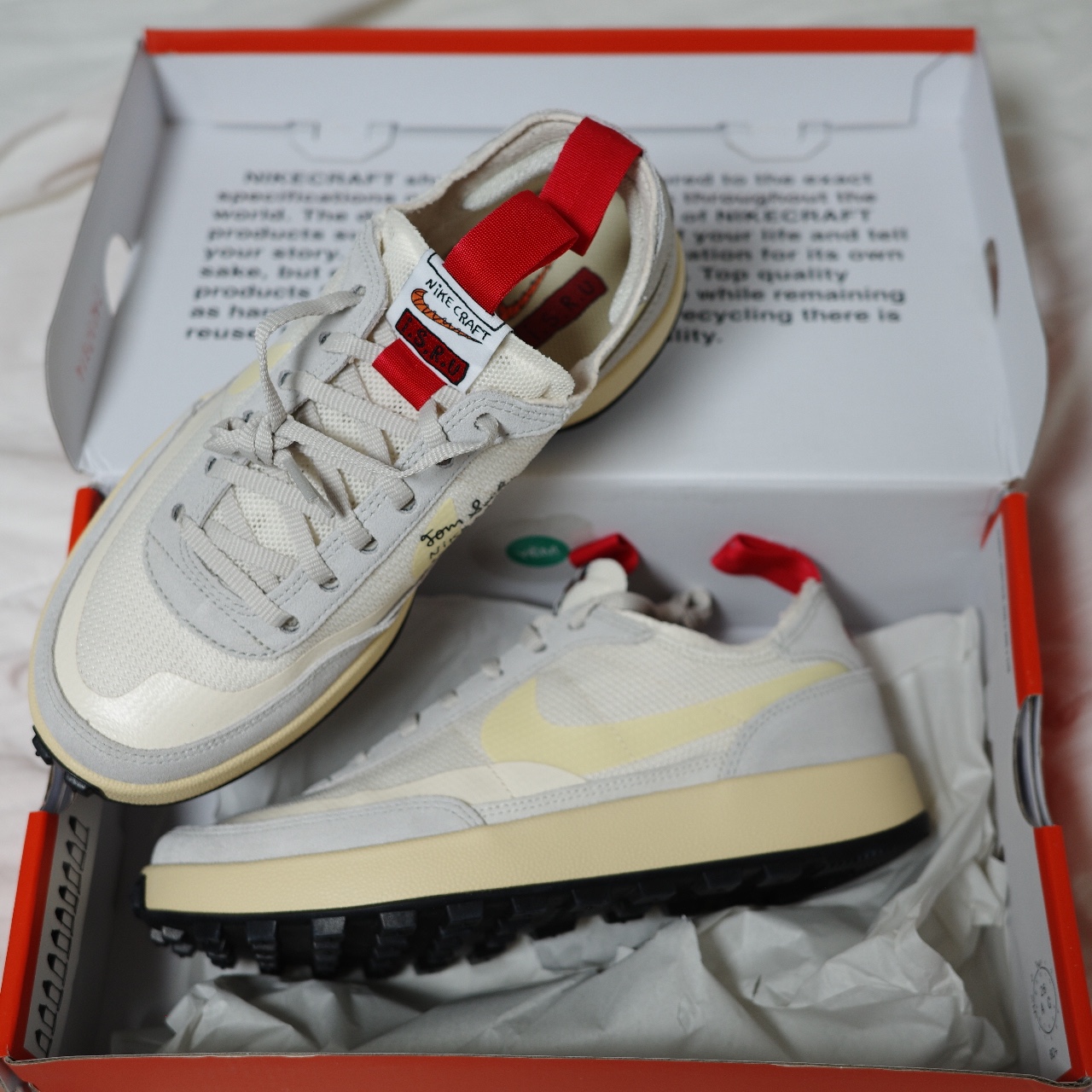 Nike x Tom Sachs General Purpose Shoe Grey Yellow 착용 스타일 - 2