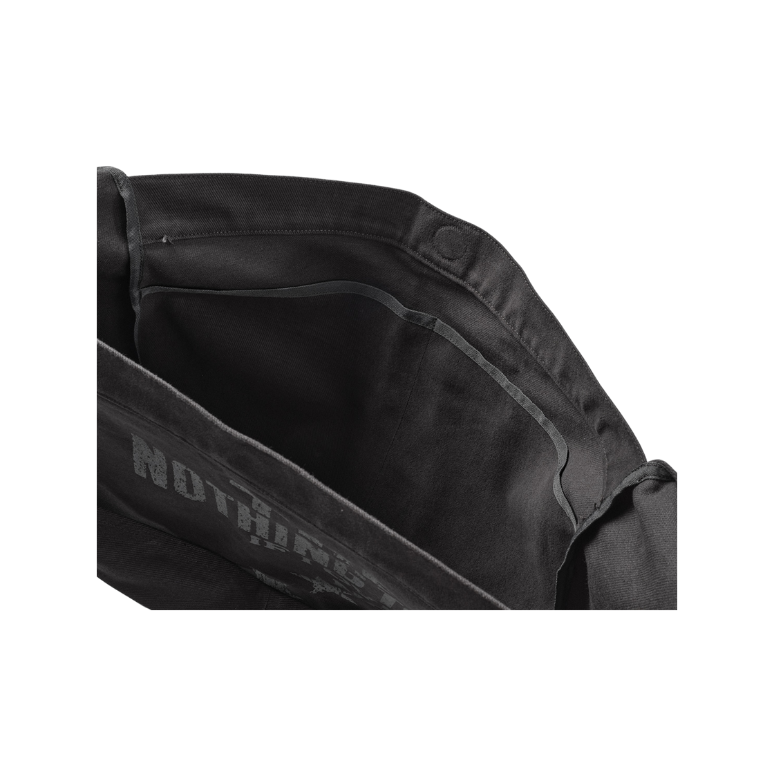 노디 오버도즈 코튼 크로스백 차콜(NODI Overdose Cotton Cross Bag charcoal) - 3