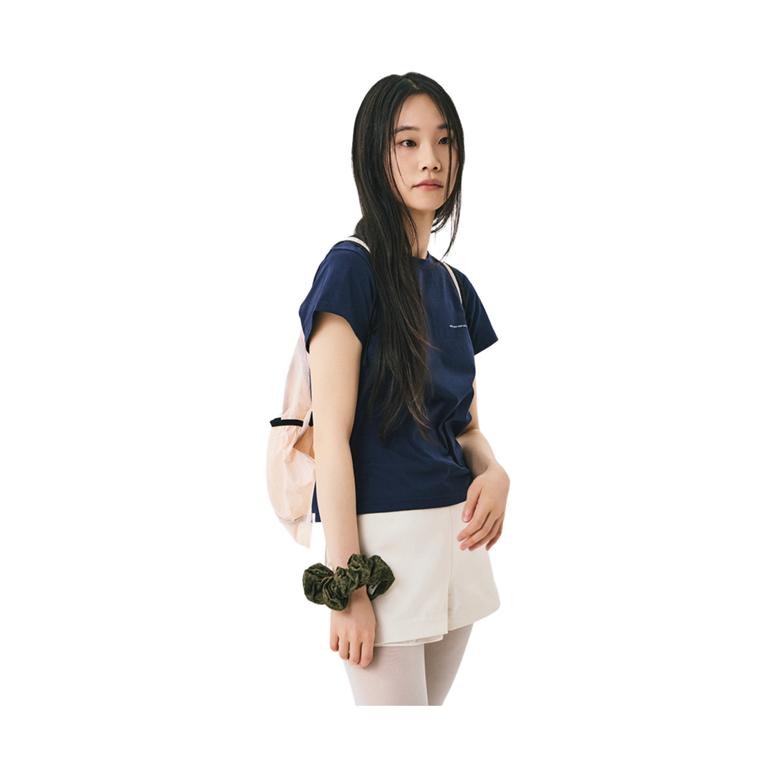하이산 미니 슬로건 티셔츠 스카이블루(Heisan Mini Slogan T-shirt - Sky Blue) - 3