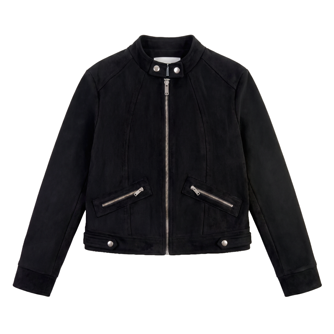 로제프란츠 스웨이드 레이서 자켓 [블랙](Rosefrantz Suede Racer Jacket [Black]) - 1