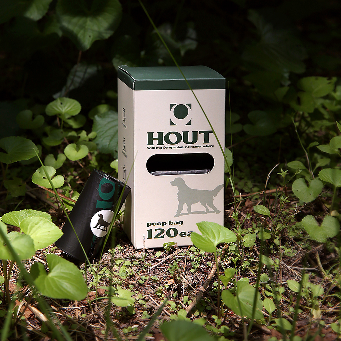 하웃 이지 오픈 풉백 120매(HOUT Easy open poopbag 120ea) - 2