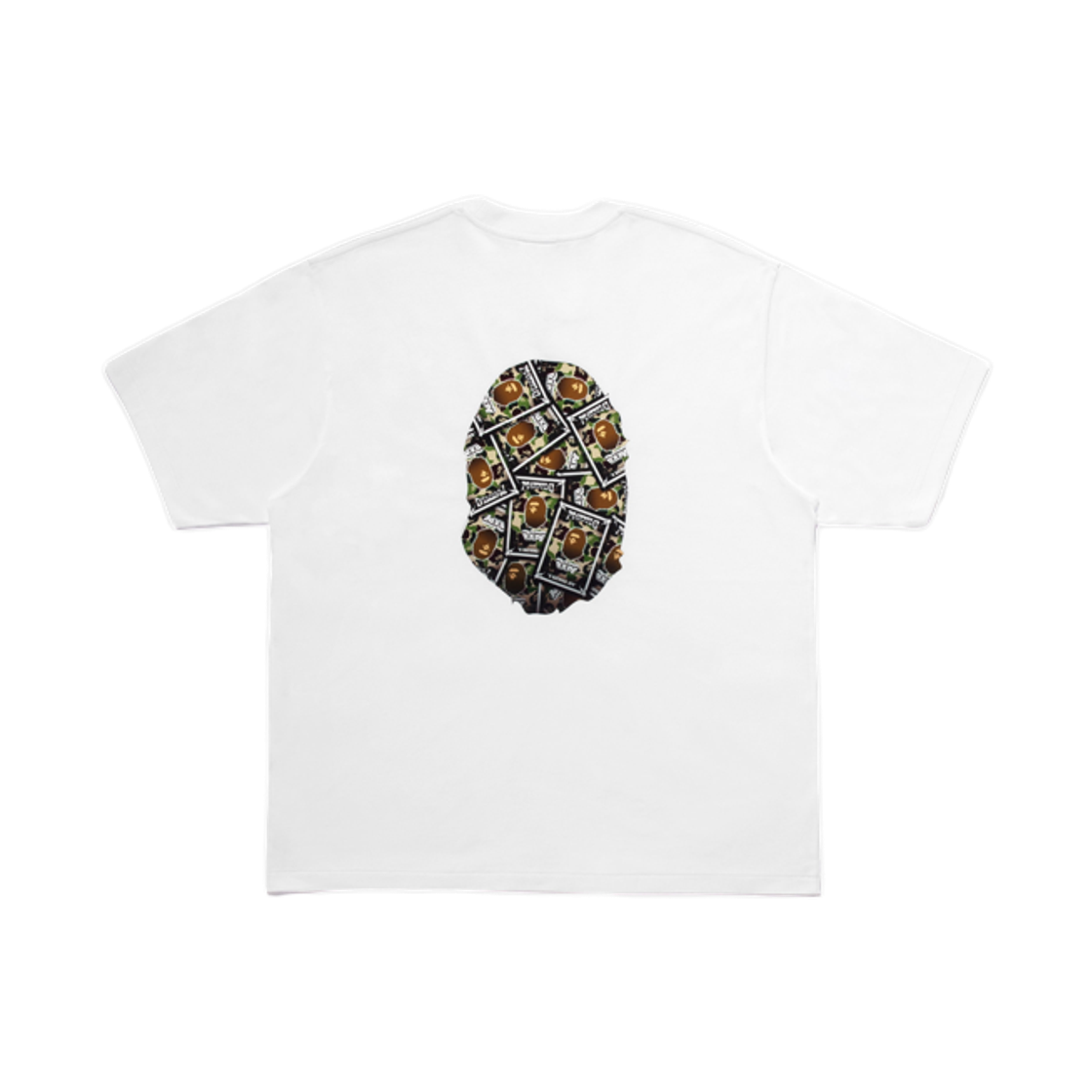 베이프 컬렉터블 카드 에이프 헤드 티셔츠 화이트(BAPE Collectible Card Ape Head T-Shirt White) - 2