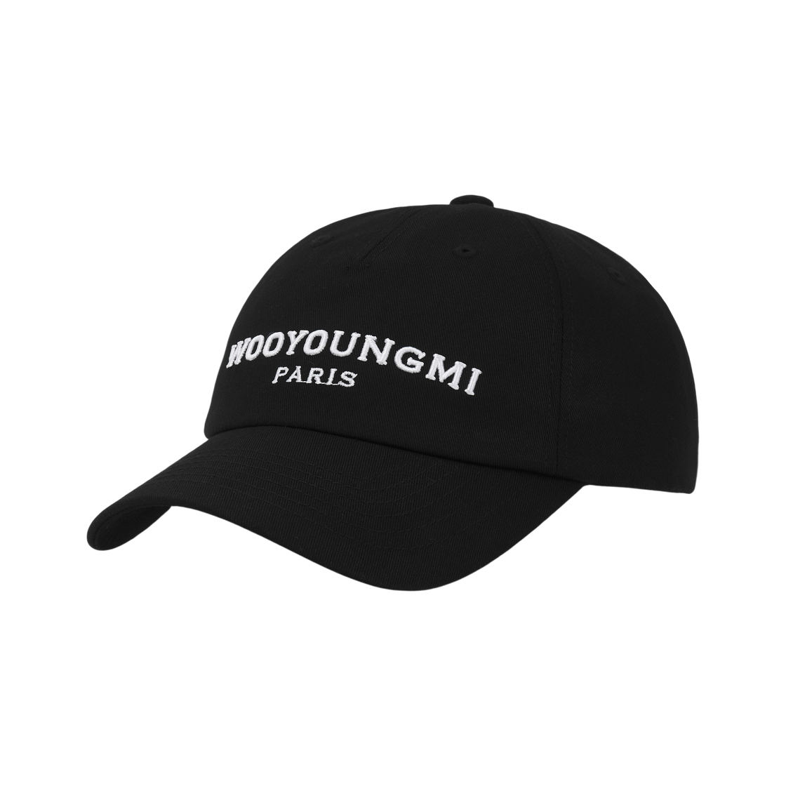 우영미 자수 볼캡 블랙 - 26FW(Wooyoungmi Embroidered Ball Cap Black - 26FW)