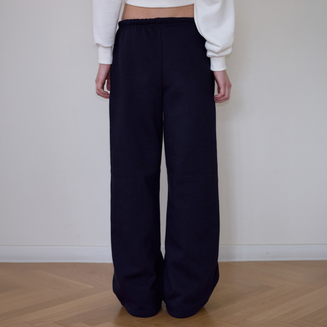 로제프란츠 로즈 자수 와이드 스웨트팬츠 [네이비](Rosefrantz Rose Embroidery Wide Sweatpants [Navy]) - 6