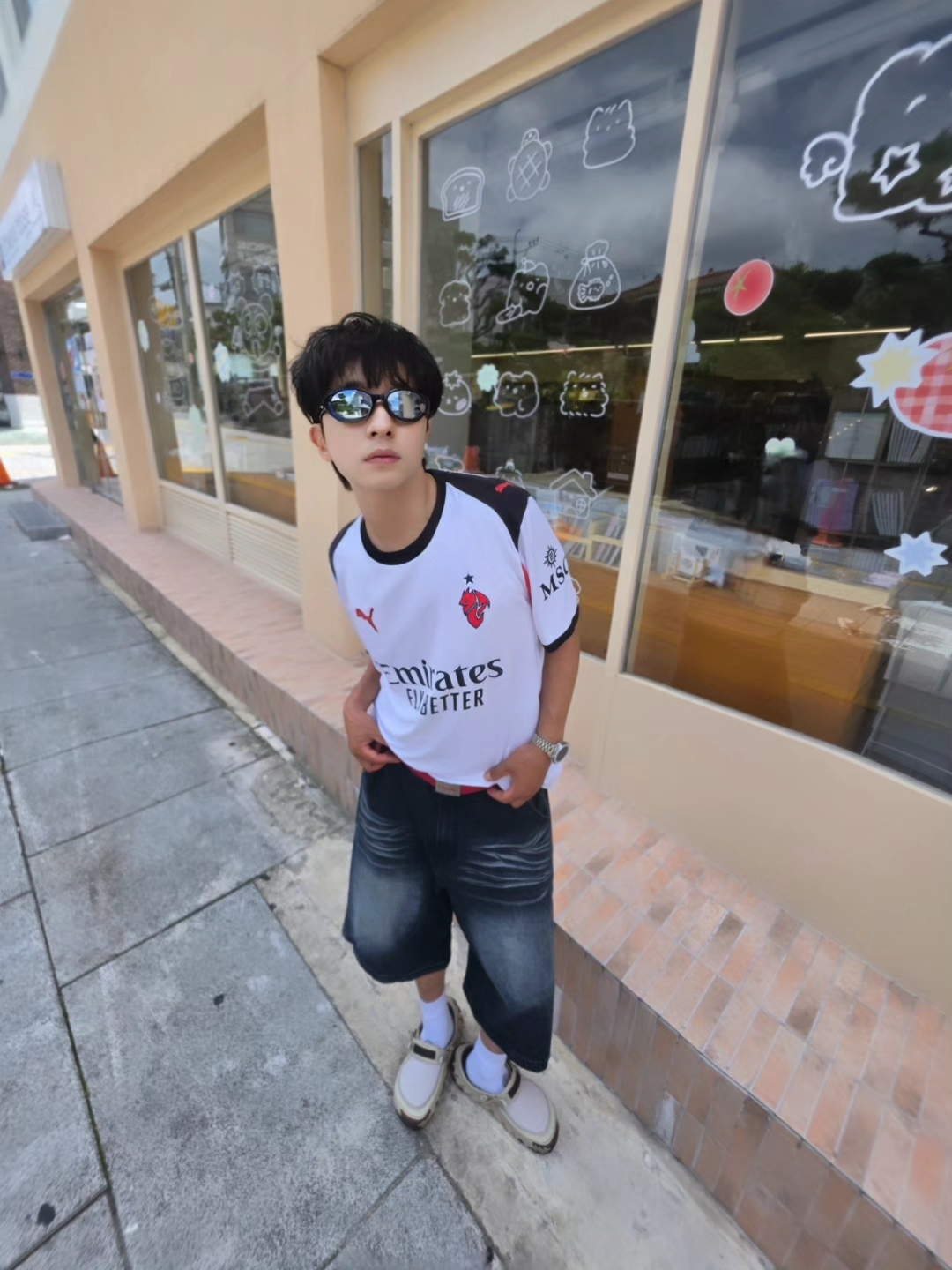 Puma AC Milan 2025/26 Away Replica Jersey White For All Time Red (Non Marking Ver.), Crocs Echo RO Ripstop Clog Bark 착용 스타일 - 4