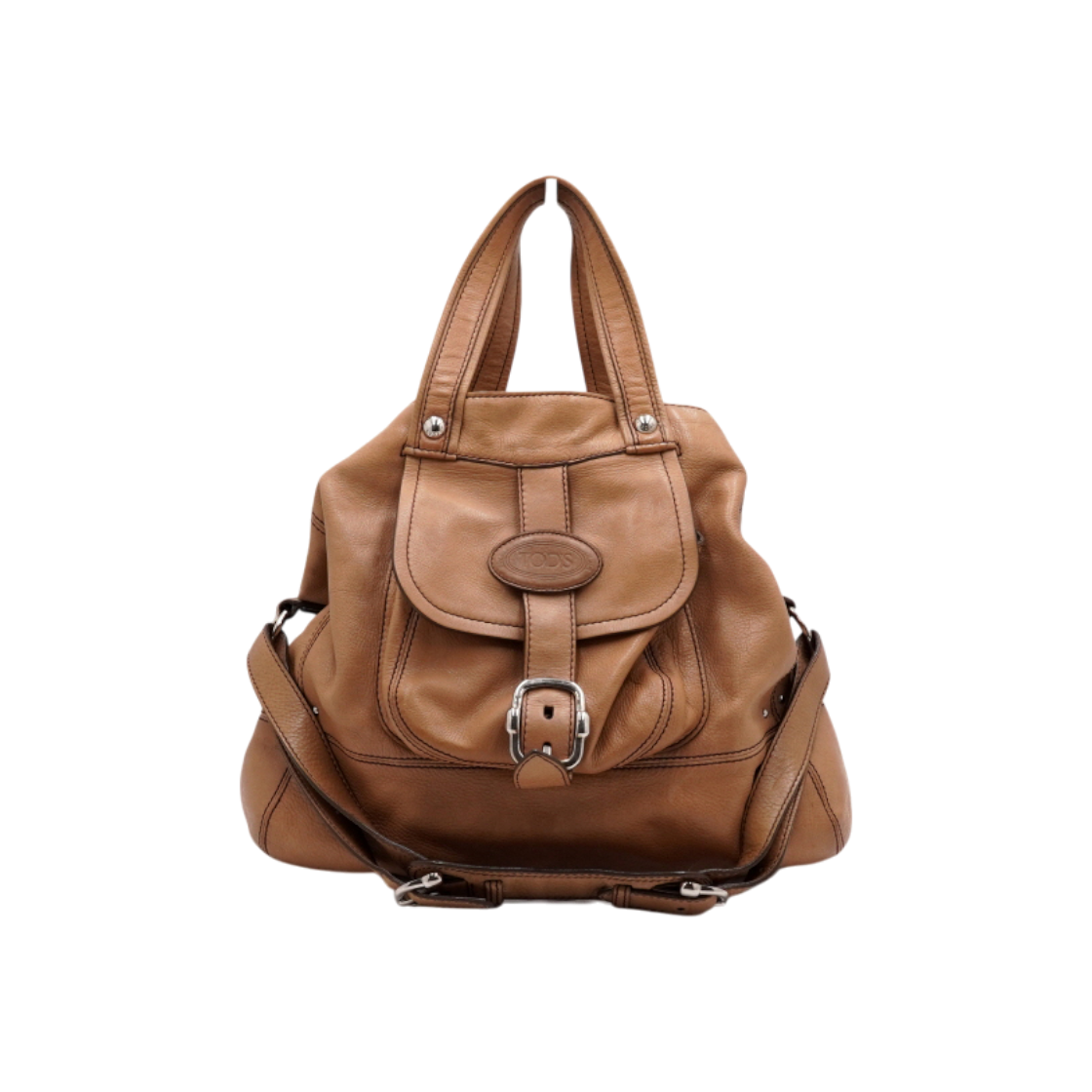 ITVUIK8TVKSG Tod's Brown Leather Large Tote Bag AA66129