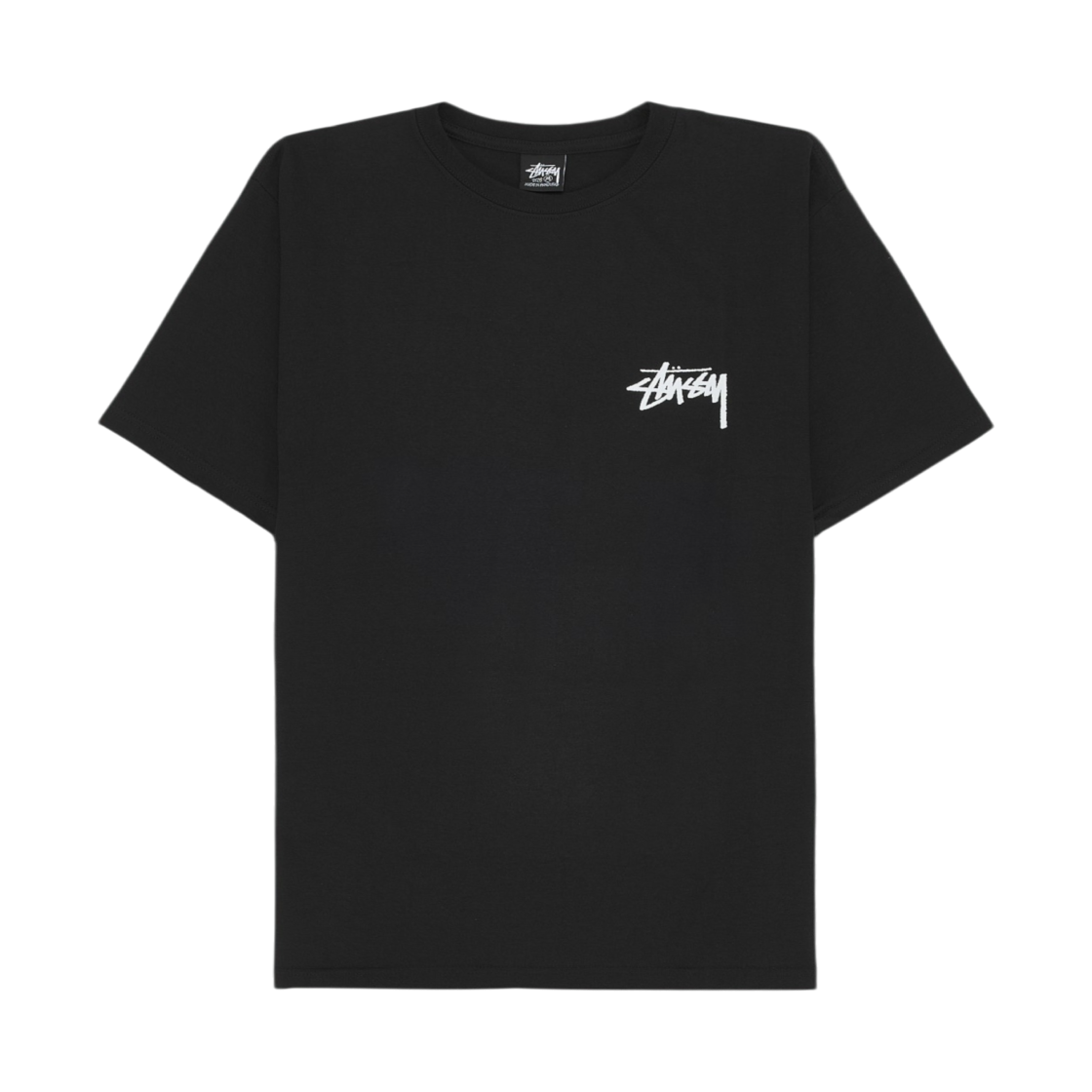 스투시 플러시 티셔츠 블랙(Stussy Plush T-Shirt Black) - 2
