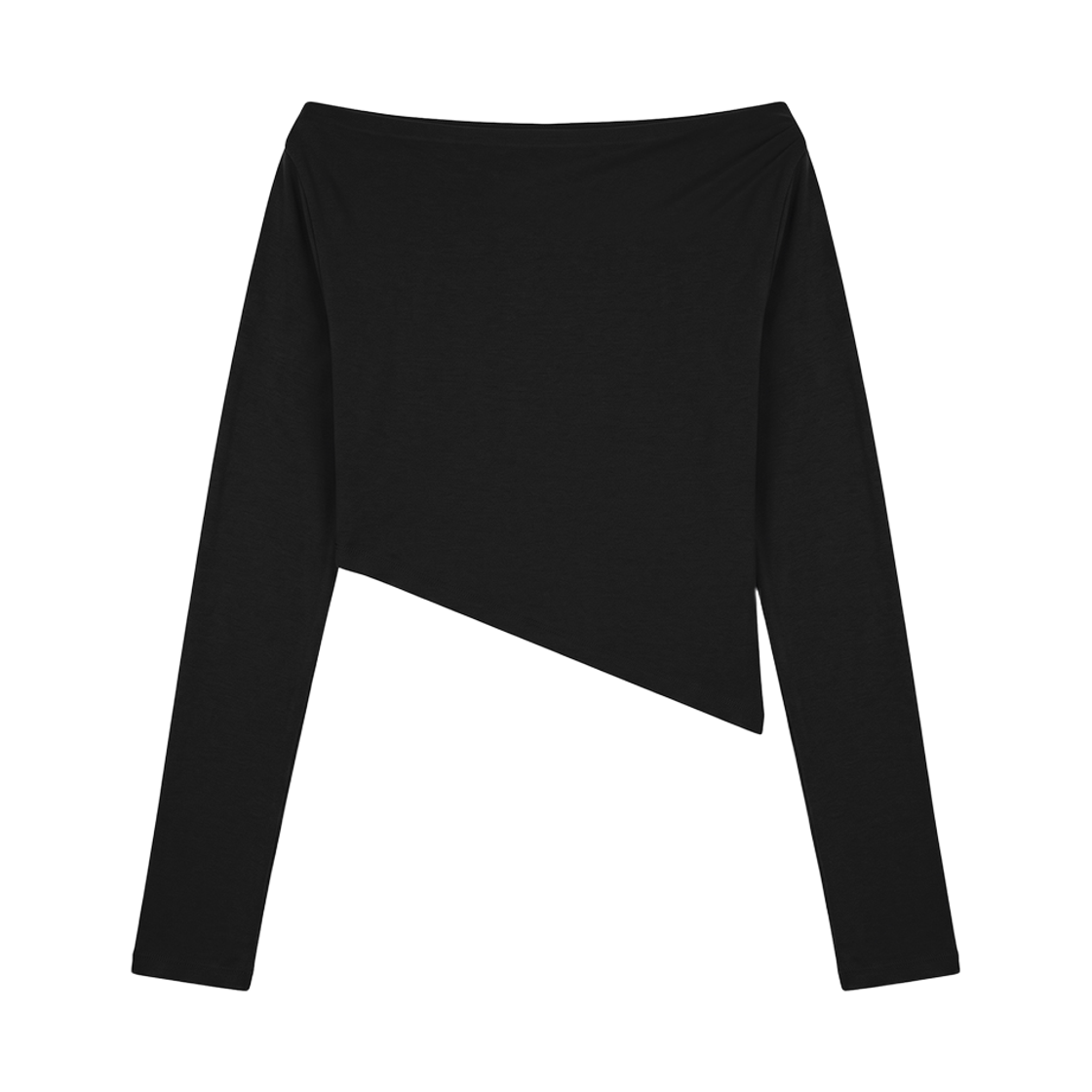 분트 슬라우치 오프숄더 롱슬리브 블랙(VOONT Slouchy Off-Shoulder Long Sleeve (BLACK)) - 2