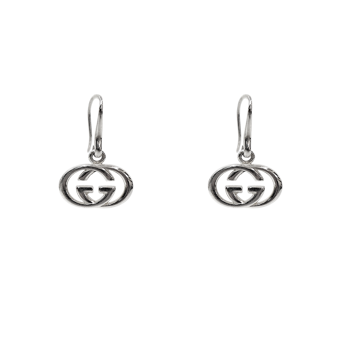 IT6I523C7C98 Gucci Interlocking G Silver Earrings A-B62264