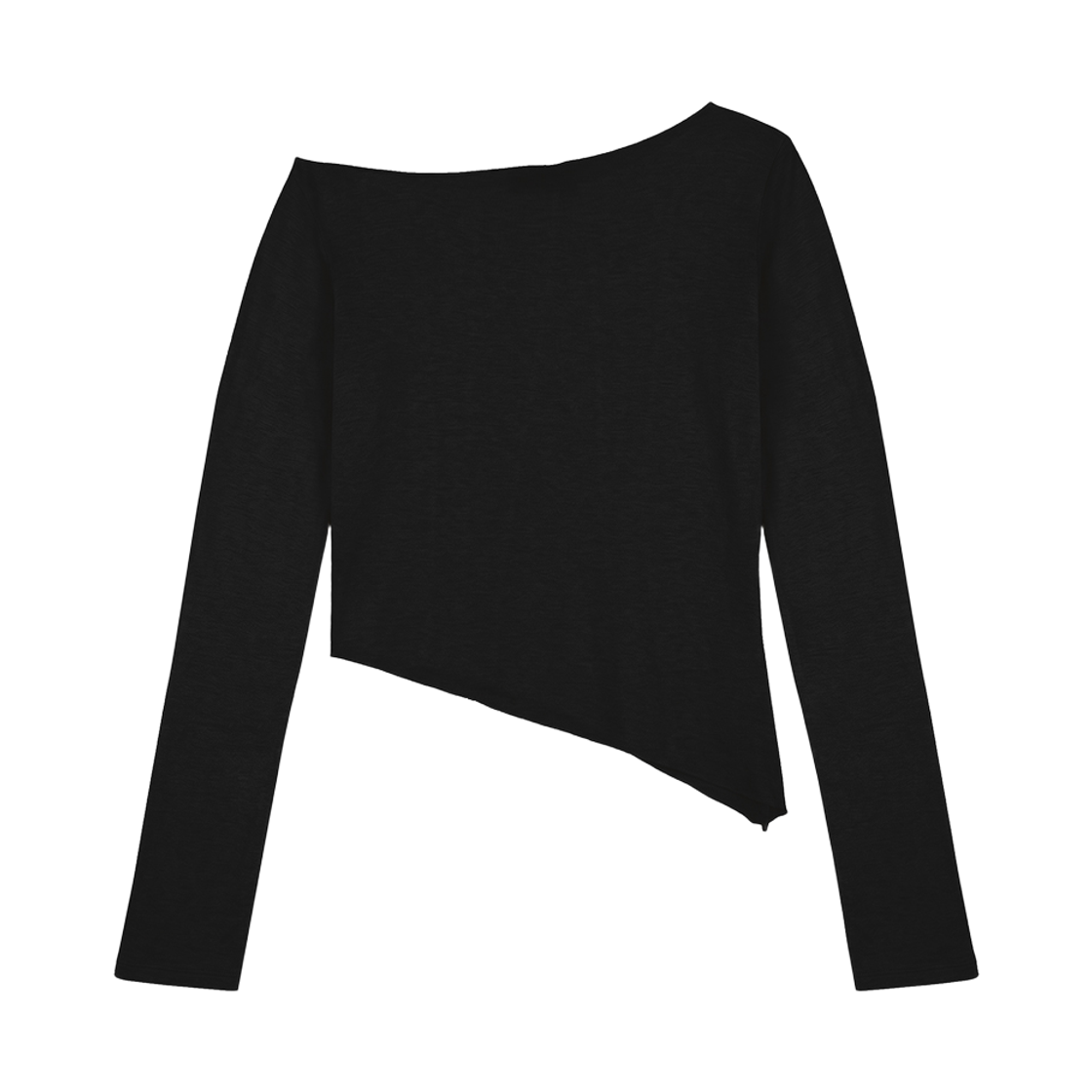 분트 레터스 트림 롱슬리브 블랙(VOONT Lettuce Trim Long Sleeve (BLACK)) - 2