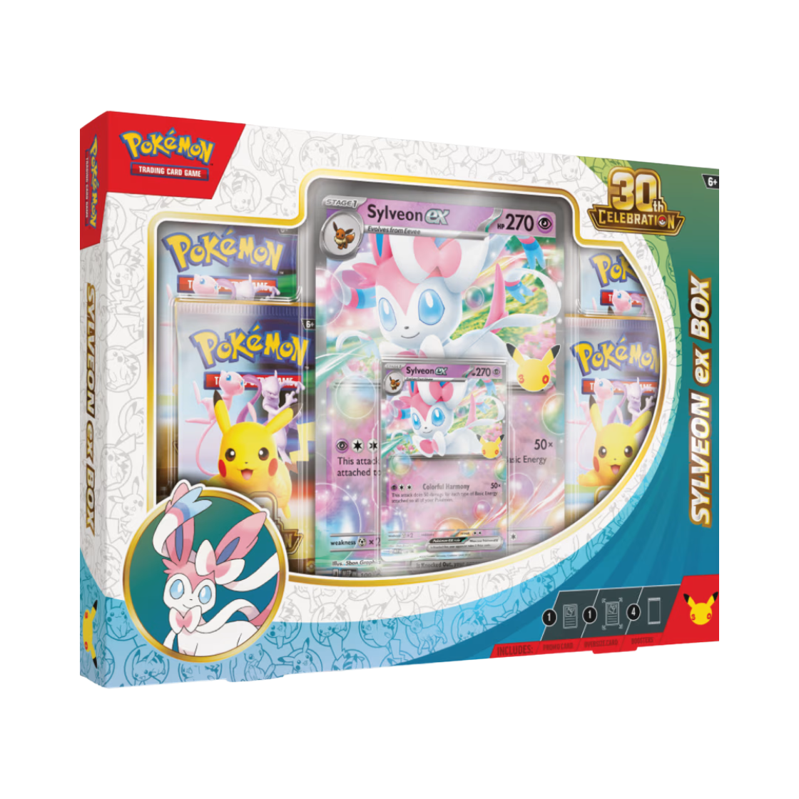 - Pokemon TCG 30th Celebration Pokémon ex Box Sylveon ex Box (English Ver.)