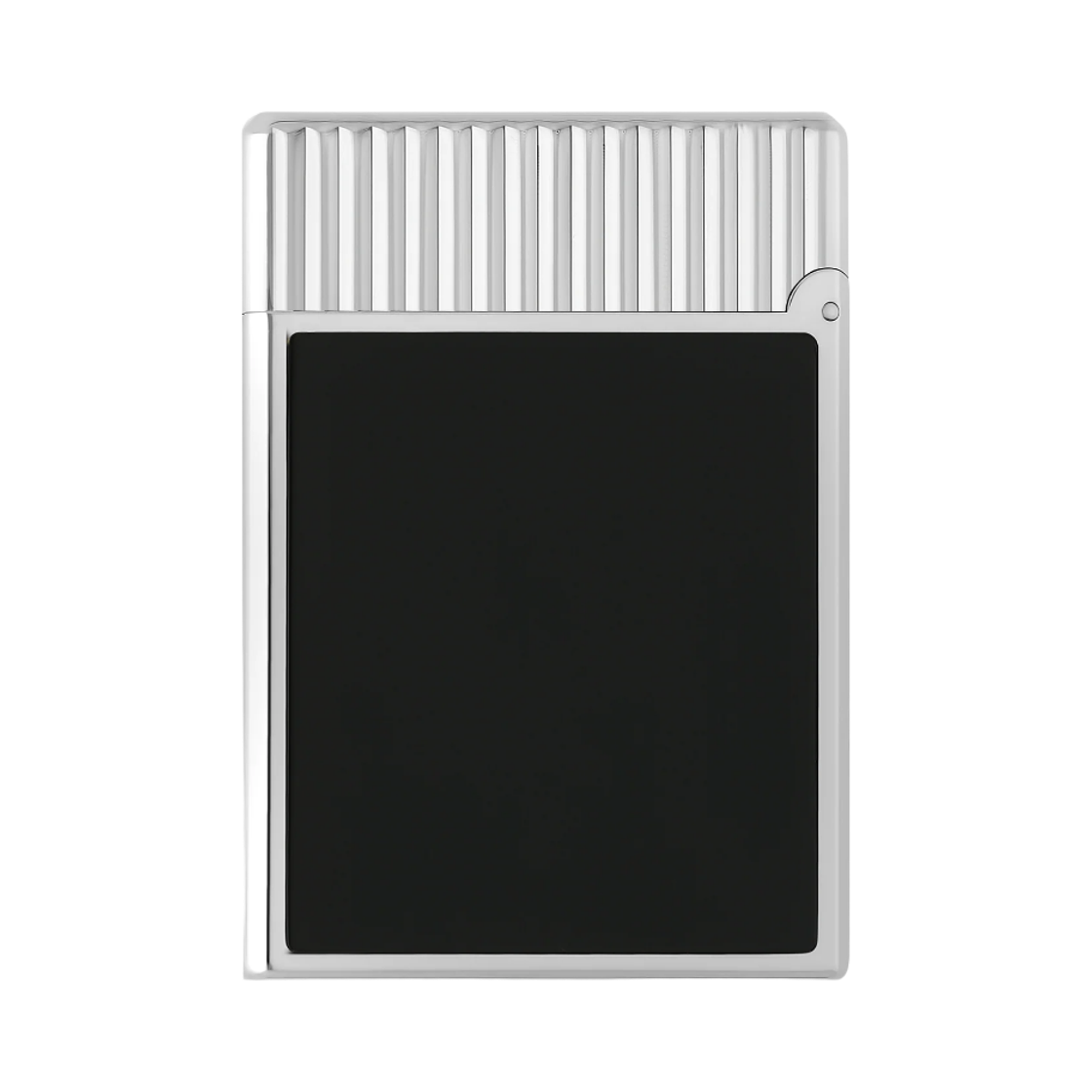S.T. 듀퐁 라인 1 래커 라이터 블랙 실버(S.T. Dupont Ligne 1 Lacquer Lighter Black Silver) - 2