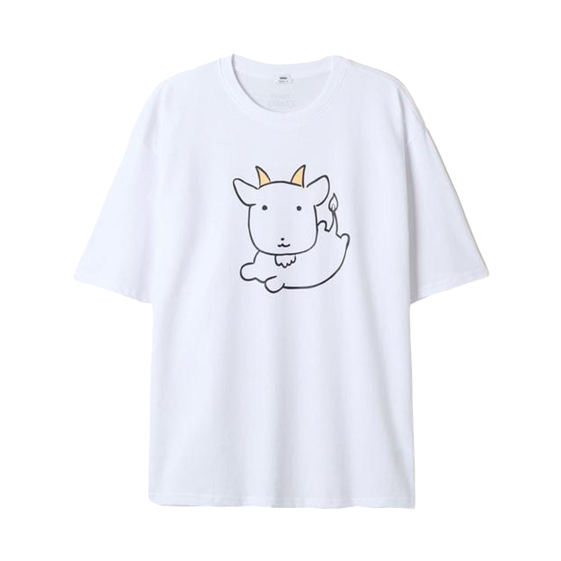 SPRLG49U01 Spao x Ganadi Constellation Short Sleeve T-Shirt Light Brown