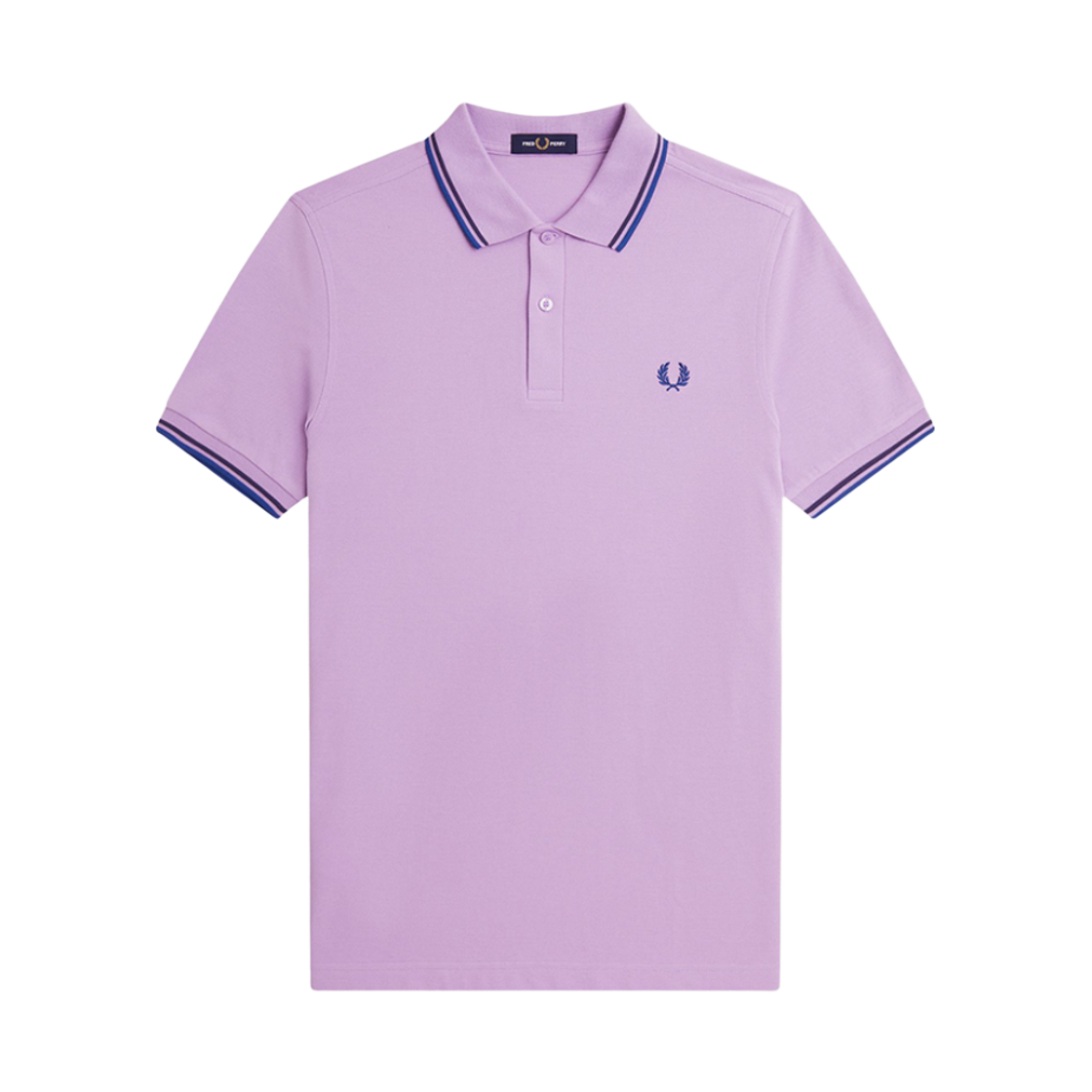 AFPM2513600-Y36 Fred Perry Twin Tipped Fred Perry Shirt Ultra Violet/Tennis Blue/Shaded Cobalt