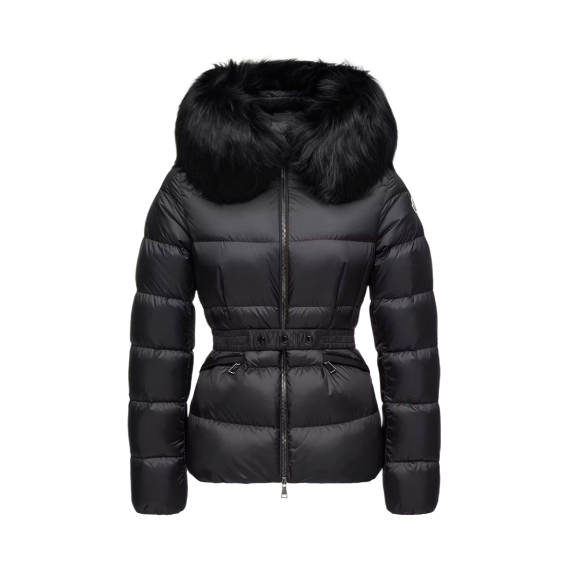 L2-093-1A00099-595FE-999 (W) Moncler Boed Shearing Trim Short Down Jacket Black - 26FW