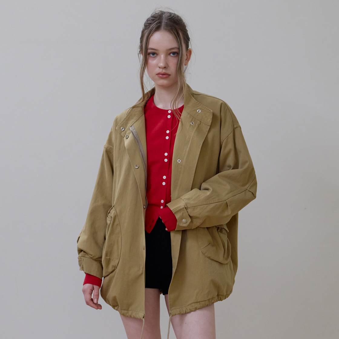 로제프란츠 오버핏 패디드 필드 자켓 [베이지](Rosefrantz Overfit Padded Field Jacket [Beige]) - 2