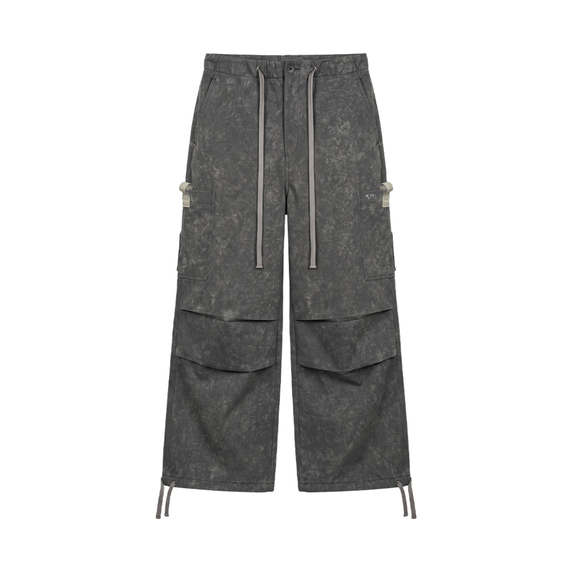 분트 애시 페이드 와이드 카고 팬츠 카키(VOONT Ash Fade Wide Cargo Pants (KHAKI))