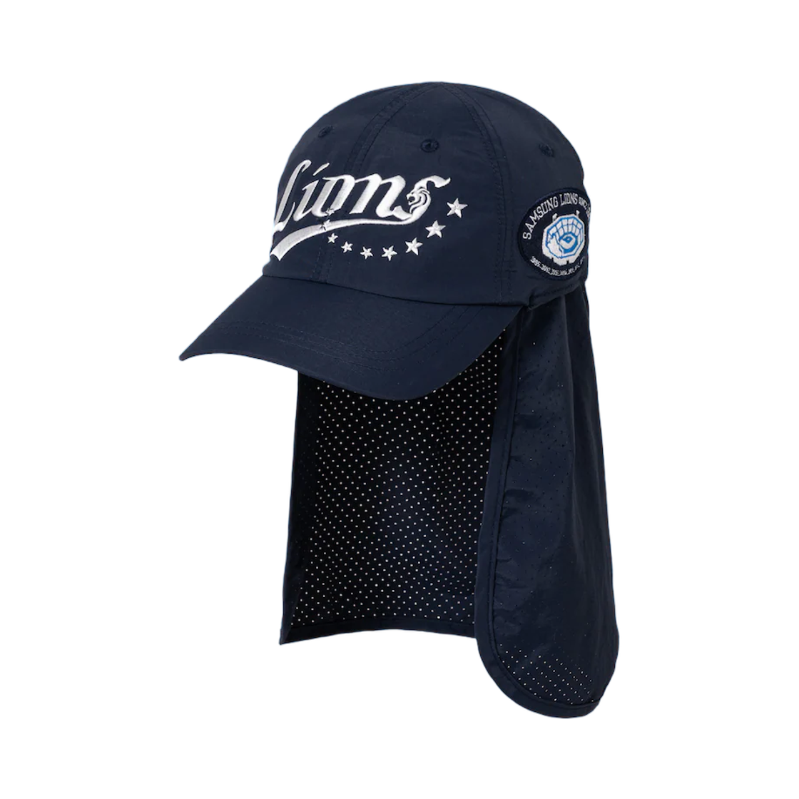 삼성 라이온즈 x 에잇세컨즈 디테처블 나일론 선쉐이드 캡 네이비(Samsung Lions x 8seconds Detachable Nylon Sunshade Cap Navy)