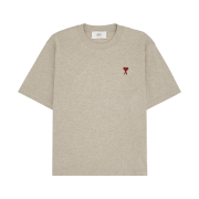 AMI de Coeur Boxy Fit T-Shirt Heather Light Beige