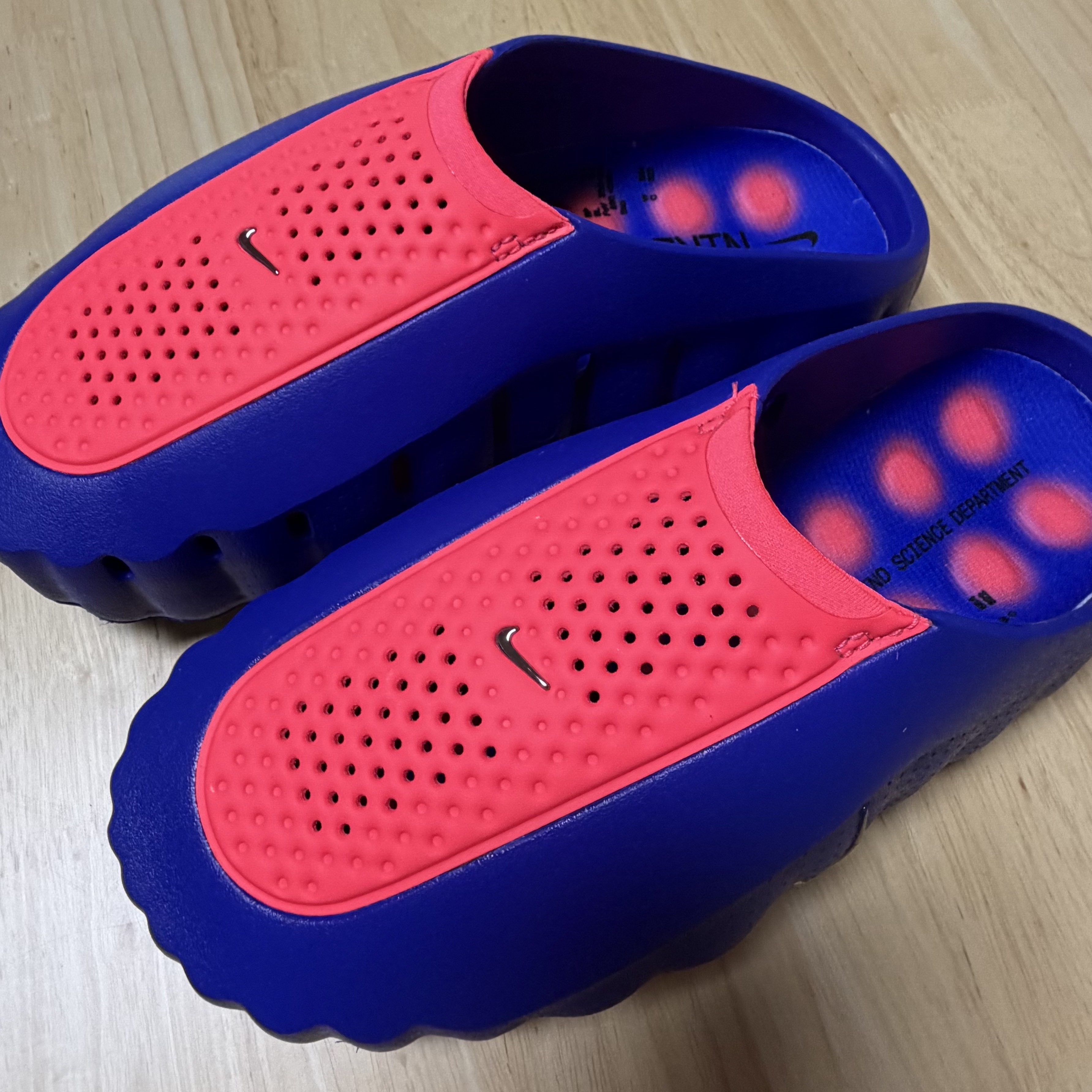 Nike Mind 001 AMP Indigo Burst Metallic Platinum 착용 스타일 - 1