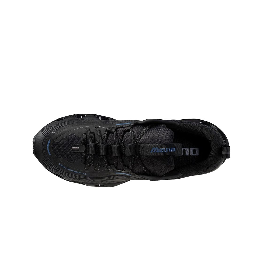 미즈노 웨이브 프로페시 13.2 블랙 블랙 아이언 게이트(Mizuno Wave Prophecy 13.2 Black Black Iron Gate) - 4
