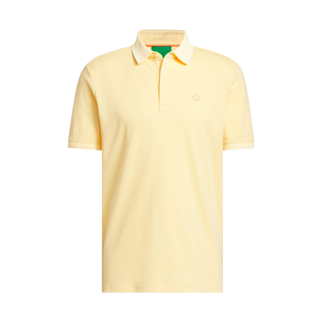 KB8614 Adidas Originals Twistknit Trefoil Polo Shirt Ice Tangerine - KR Sizing