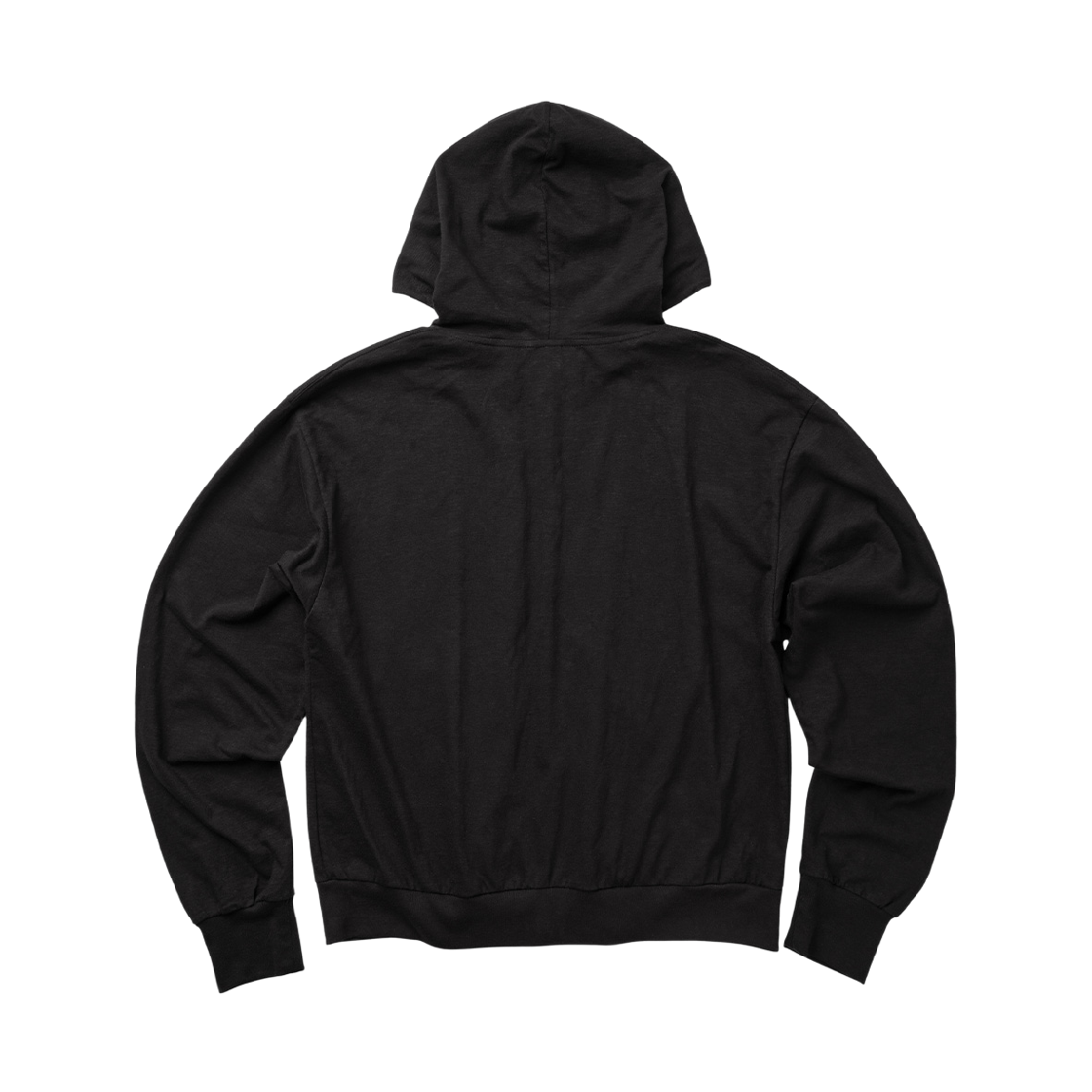 노디 시그널 스타 슬럽 라이트 후드 집업 블랙(NODI Signal Star Slub Light Hood zip up black) - 2