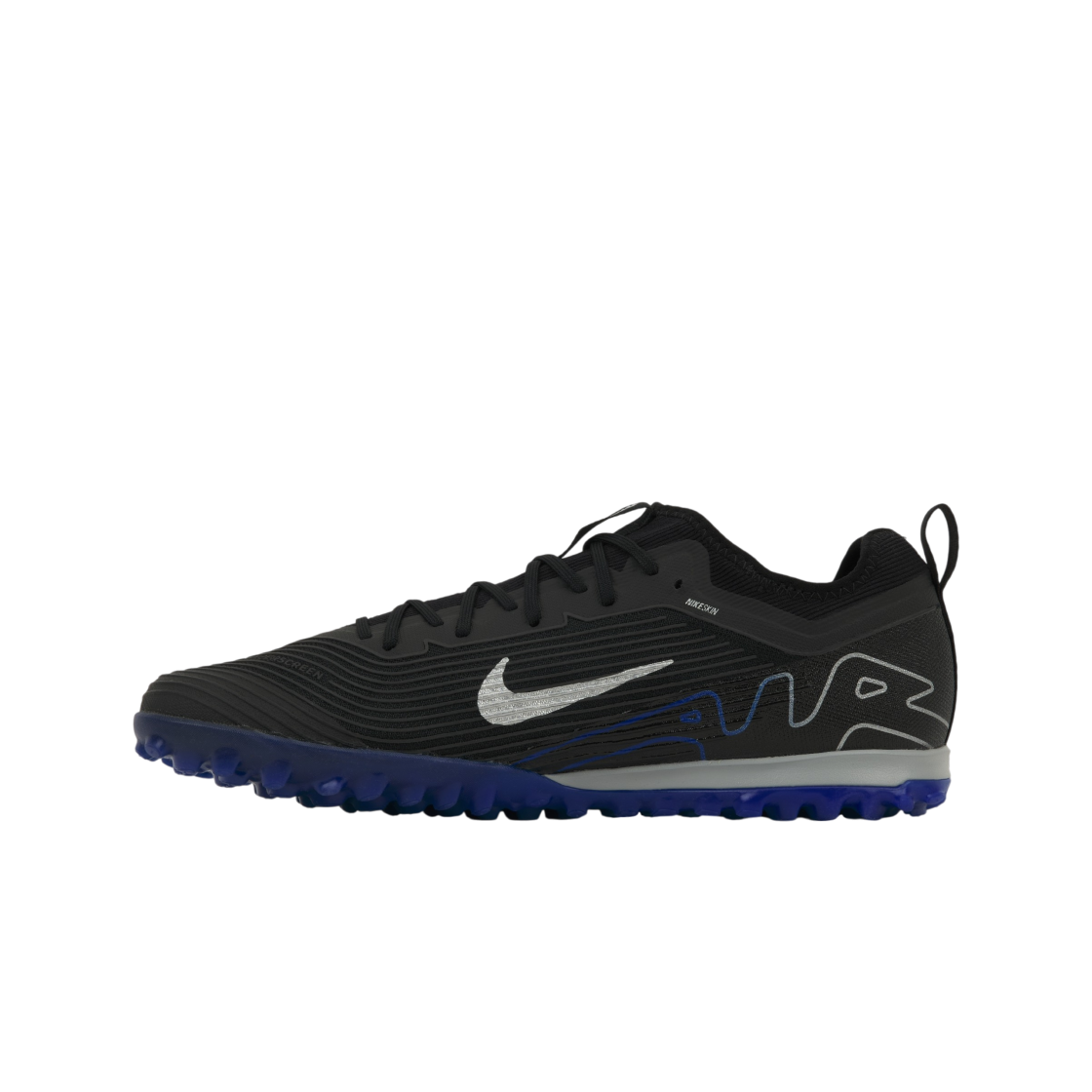 나이키 줌 머큐리얼 베이퍼 15 프로 TF 블랙 하이퍼 로얄(Nike Zoom Mercurial Vapor 15 Pro TF Black Hyper Royal) - 3