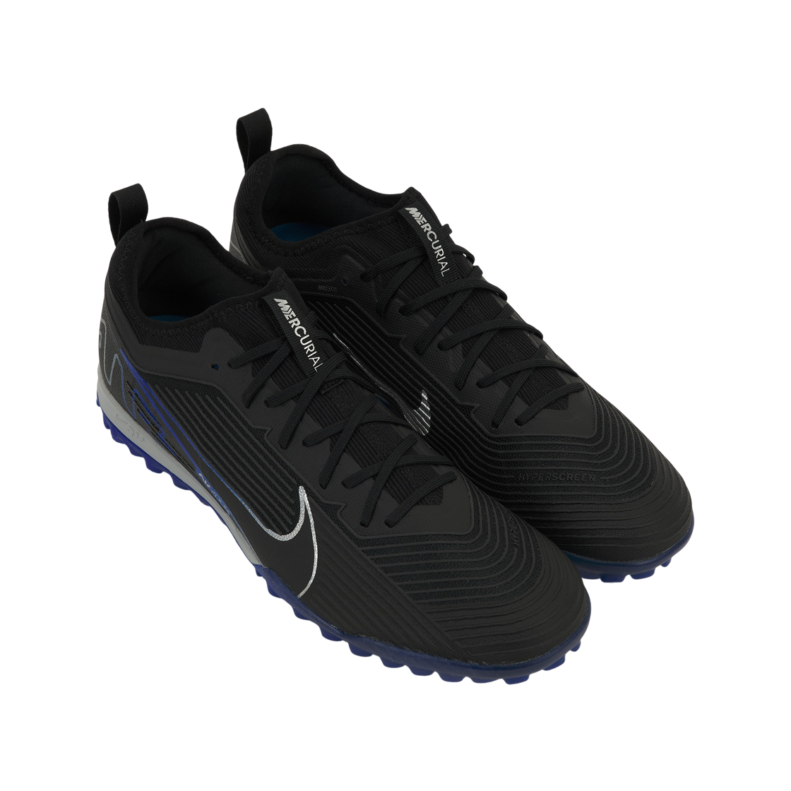 나이키 줌 머큐리얼 베이퍼 15 프로 TF 블랙 하이퍼 로얄(Nike Zoom Mercurial Vapor 15 Pro TF Black Hyper Royal) - 4