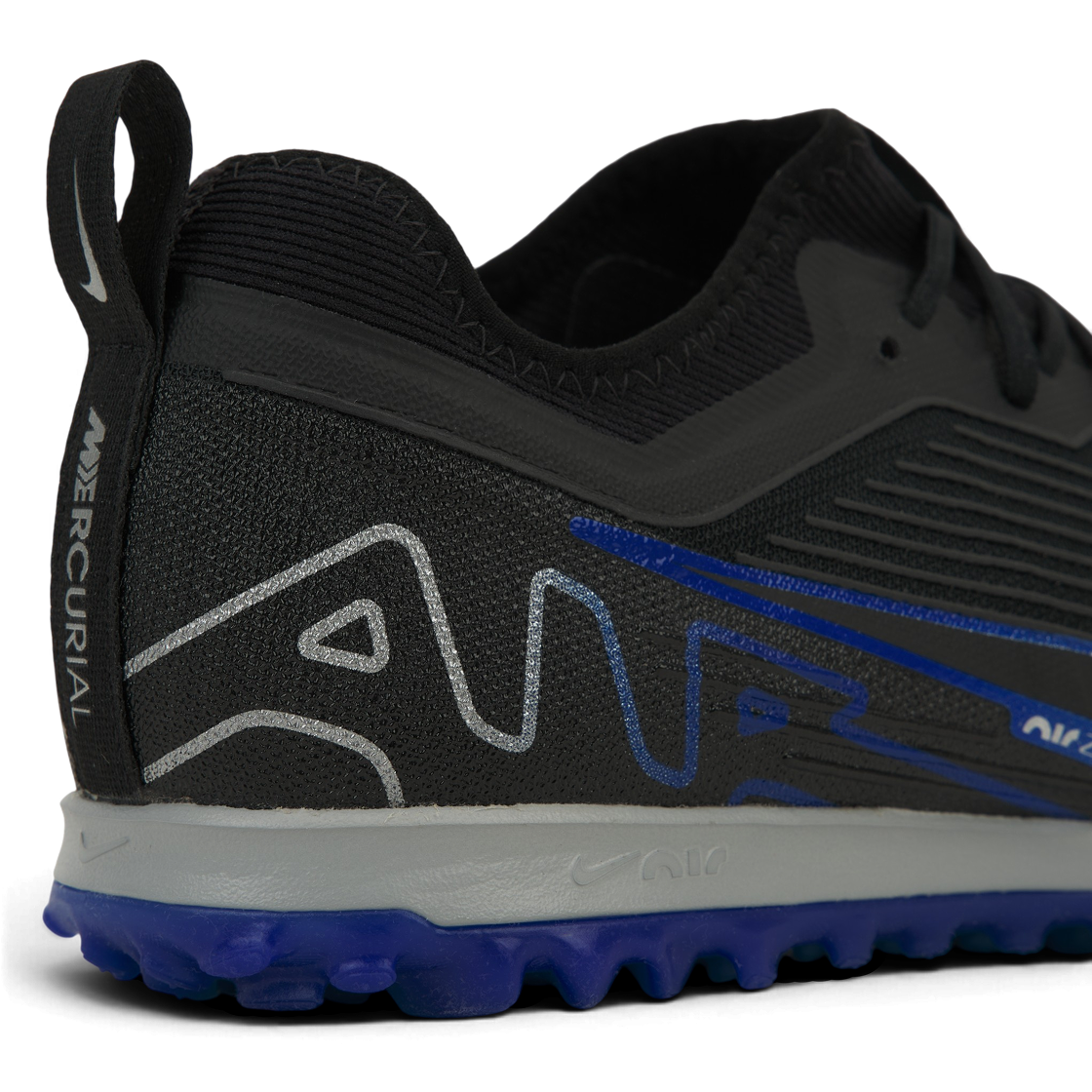 나이키 줌 머큐리얼 베이퍼 15 프로 TF 블랙 하이퍼 로얄(Nike Zoom Mercurial Vapor 15 Pro TF Black Hyper Royal) - 8