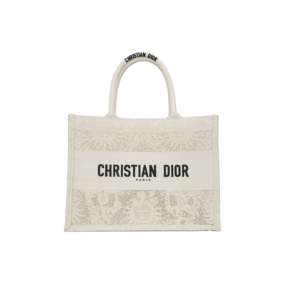 ITOIM72OWLDN Dior Medium Book Tote Toile de Jouy Soleil White M1296ZECYM933