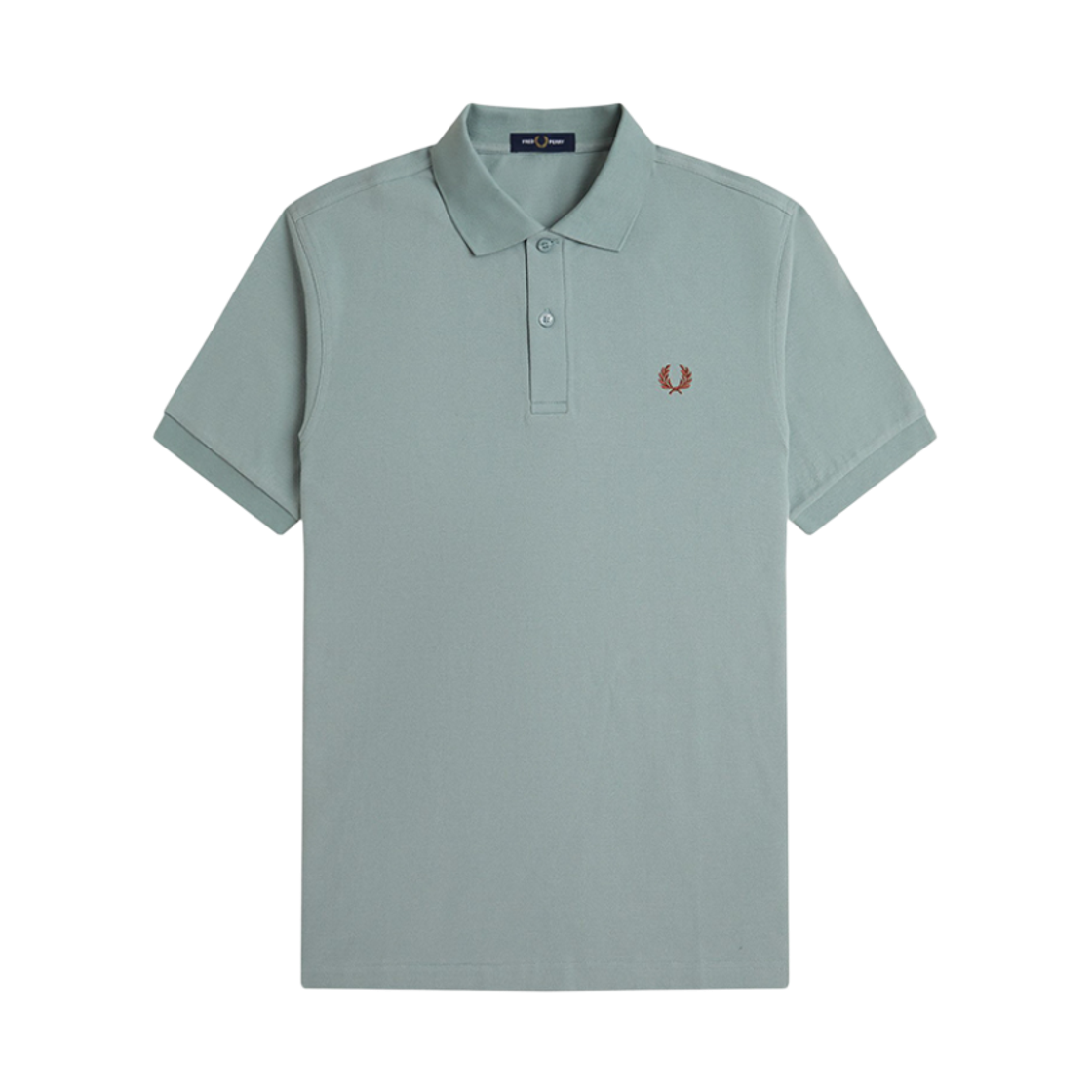 AFPM2516000-Z35 Fred Perry The Fred Perry Shirt Silver Blue/Cinnamon