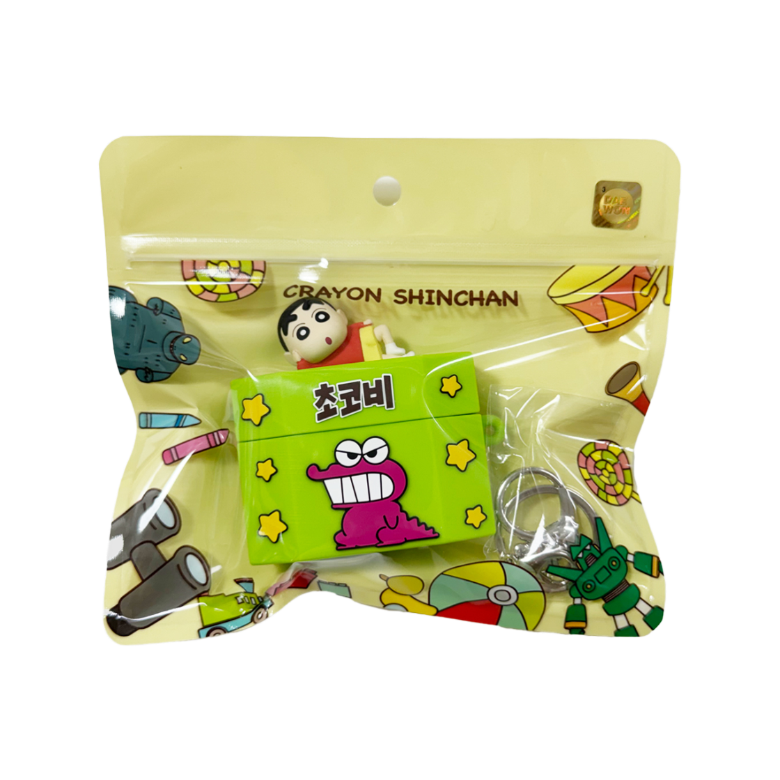8809735866538 Animore Crayon Shinchan Silicone Keyring Airpod Pro3Gen Shinchan