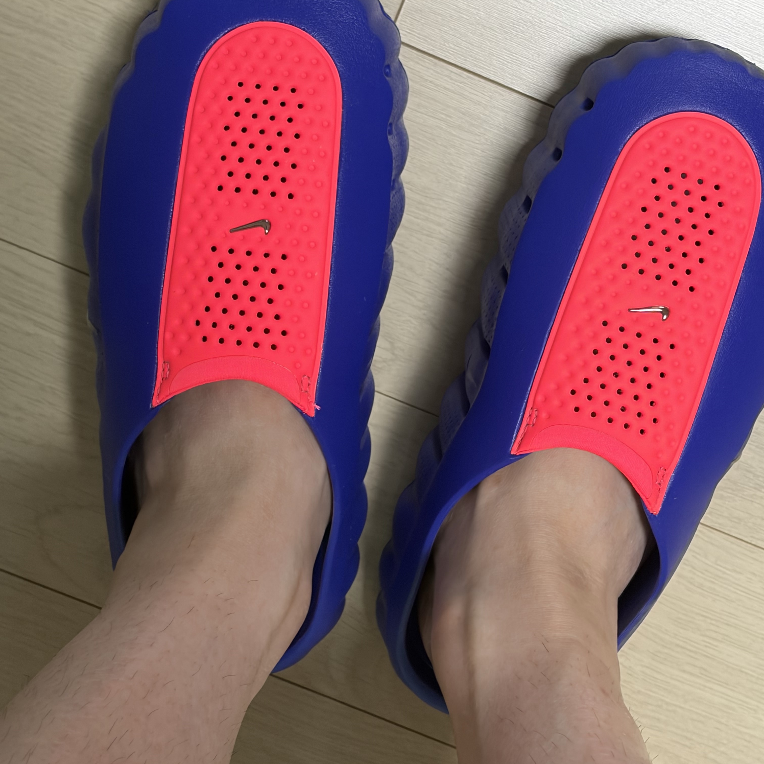 Nike Mind 001 AMP Indigo Burst Metallic Platinum 착용 스타일 - 4