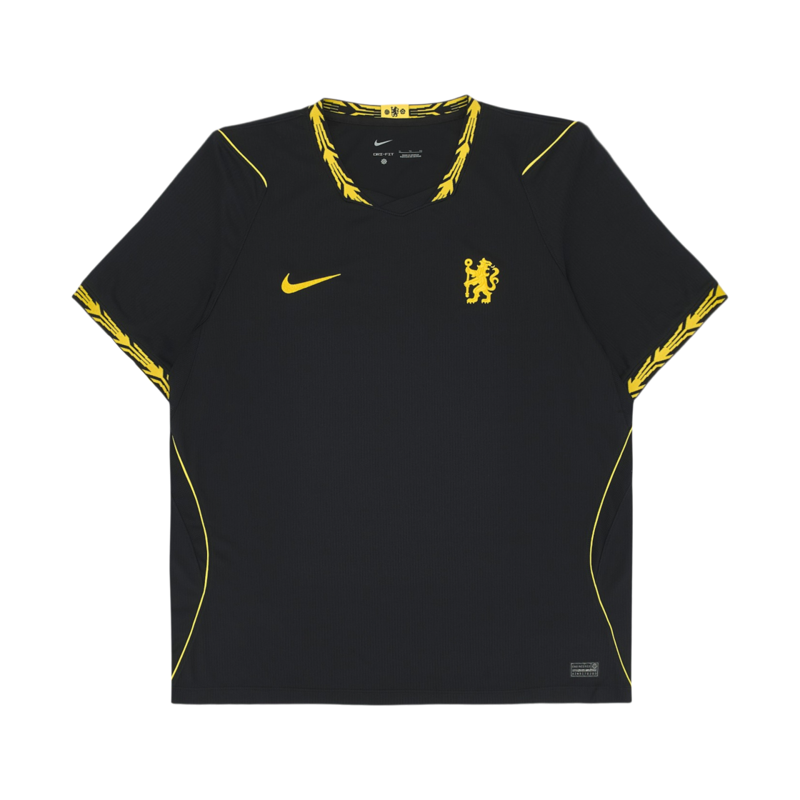 II1941-011 Nike Chelsea FC 2026/27 Stadium Away Jersey Black Midwest Gold (II1941-011) (Non Marking Ver.)