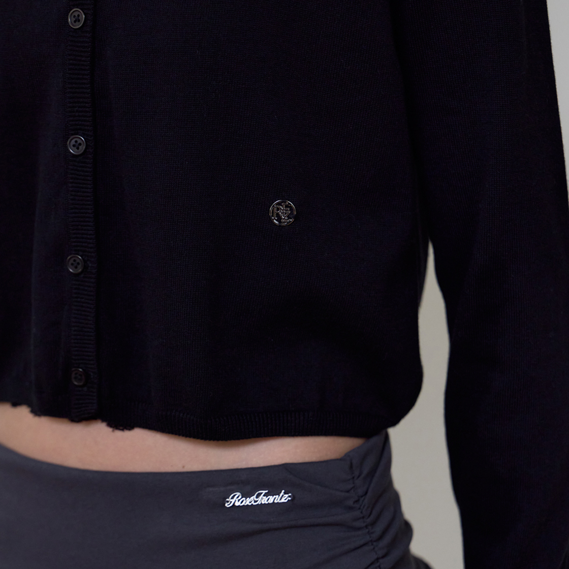 로제프란츠 베이직 라운드 가디건 [블랙](Rosefrantz Basic Round Cardigan [Black]) - 6