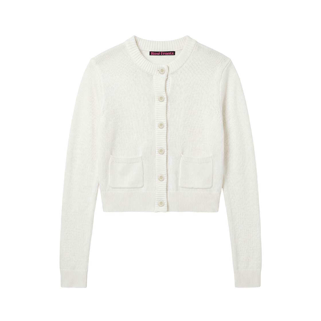 RS26FCD104IVR Rosefrantz Double Pocket Cardigan [Ivory]